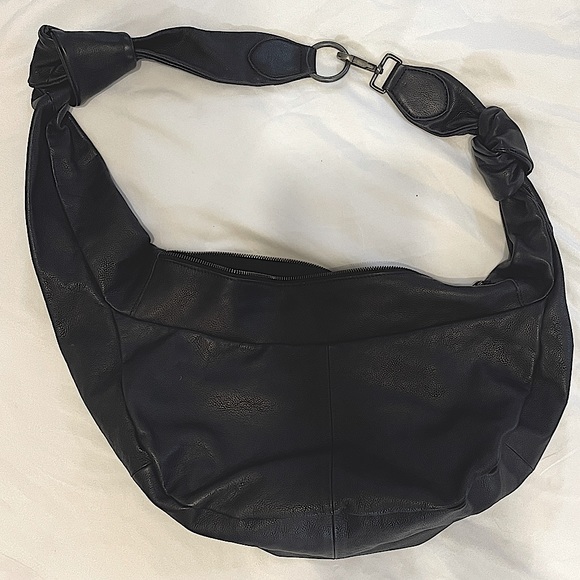 Free People Handbags - Free People Black Leather Hobo bag